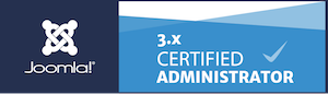 badge joomla certified administrator peter wouda