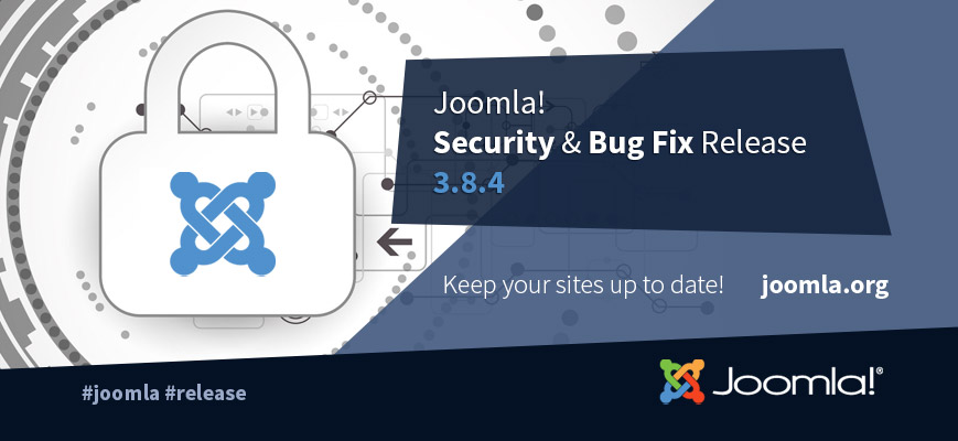 Joomla 3.8.4 security en  bugfix update Noordoost.nl Heerenveen