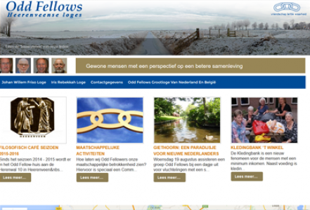 Nieuwe website: Odd Fellows Heerenveen