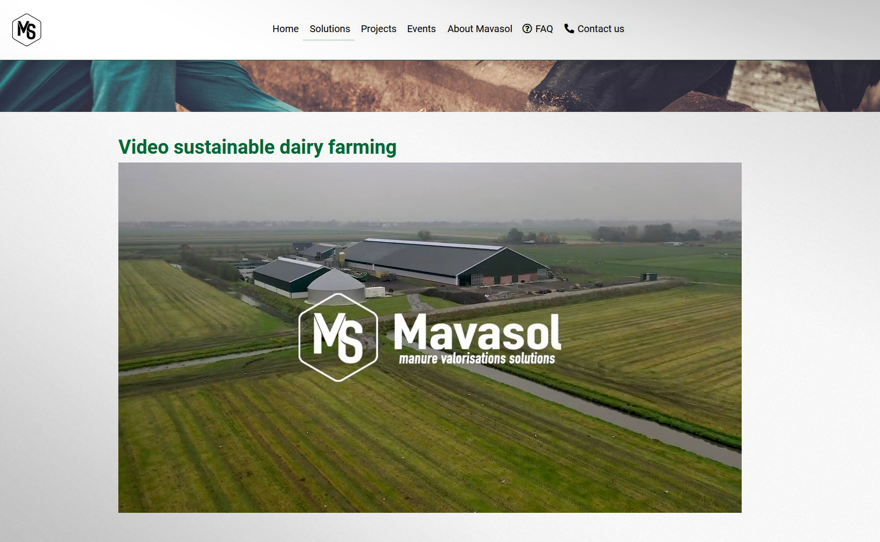 Videopagina Mavasol Heerenveen duurzame landbouw