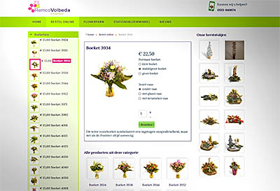 Online bloemen bestellen in webshop Remco Volbeda