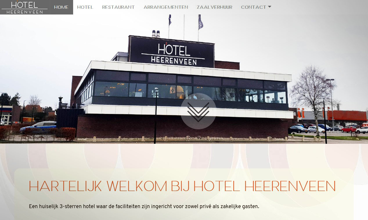 Nieuwe website Hotel Heerenveen door Noordoost.nl